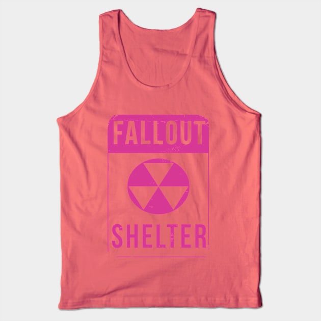 Fallout Shelter (Pink) Tank Top by ObtuseObstructionist